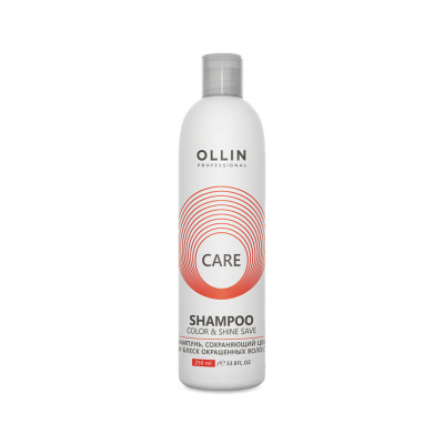 OLLIN CARE Шампунь, сохраняющий цвет и блеск окрашенных волос 250мл/ Color&Shine Save Shampoo OLLIN CARE Шампунь, сохраняющий цвет и блеск окрашенных волос 250мл/ Color&Shine Save Shampoo