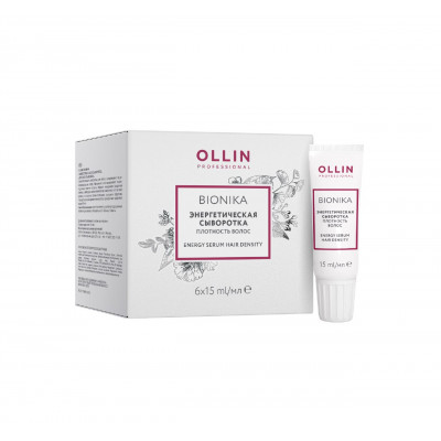 OLLIN BioNika Энергетическая сыворотка "Плотность волос" 6х15мл / Energy Serum "Hair Density" OLLIN BioNika Энергетическая сыворотка "Плотность волос" 6х15мл / Energy Serum "Hair Density"
