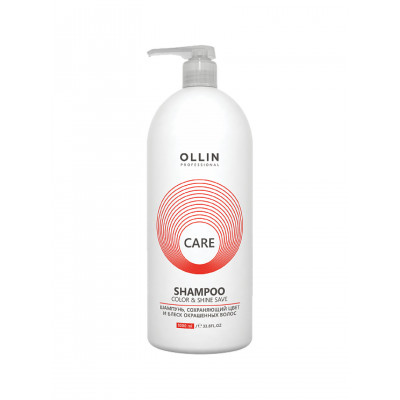 OLLIN CARE Шампунь, сохраняющий цвет и блеск окрашенных волос 1000мл/ Color&Shine Save Shampoo OLLIN CARE Шампунь, сохраняющий цвет и блеск окрашенных волос 1000мл/ Color&Shine Save Shampoo