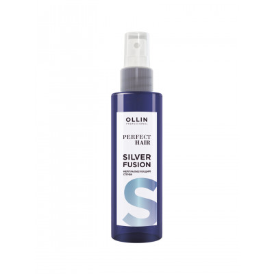 OLLIN PERFECT HAIR SILVER FUSION Нейтрализующий спрей для волос 120 мл OLLIN PERFECT HAIR SILVER FUSION Нейтрализующий спрей для волос 120 мл