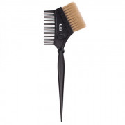 Кисть для краски с мягкой щетиной и с расческой OLLIN Professional