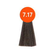 OLLIN "N-JOY" 7/17 – русый пепельно-коричневый, перманентная крем-краска для волос 100мл