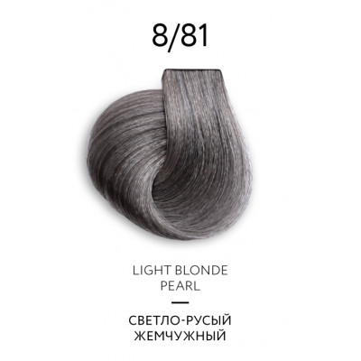 Ollin Color Platinum Collection 8/81 светло-русый жемчужный Перманентная крем-краска для волос100 мл Ollin Color Platinum Collection 8/81 светло-русый жемчужный Перманентная крем-краска для волос100 мл