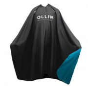 Пеньюар для окрашивания на крючках черный 160*145 OLLIN Professional