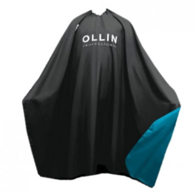 Пеньюар для окрашивания на крючках черный 160*145 OLLIN Professional Пеньюар для окрашивания на крючках черный 160*145 OLLIN Professional