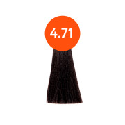 OLLIN "N-JOY"  4/71 – шатен коричнево-пепельный, перманентная крем-краска для волос 100мл