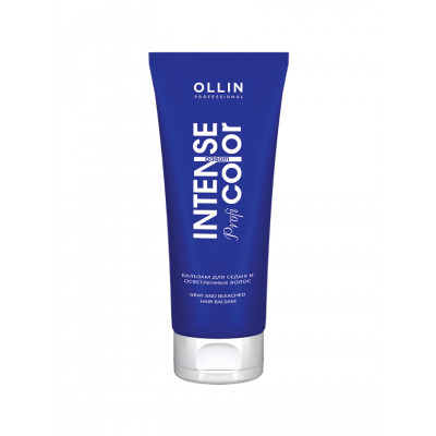 OLLIN INTENSE Profi COLOR Бальзам для седых и осветленных волос 200мл/ Gray and bleached hair balsam OLLIN INTENSE Profi COLOR Бальзам для седых и осветленных волос 200мл/ Gray and bleached hair balsam