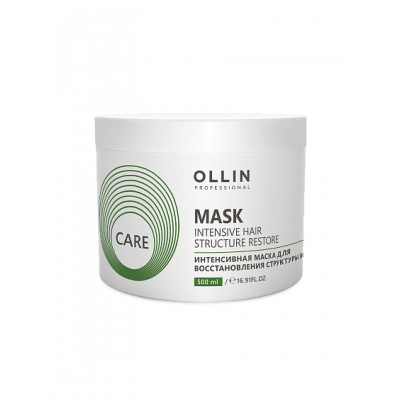 OLLIN CARE Интенсивная маска для восстановления структуры волос 500мл/ Restore Intensive Mask OLLIN CARE Интенсивная маска для восстановления структуры волос 500мл/ Restore Intensive Mask