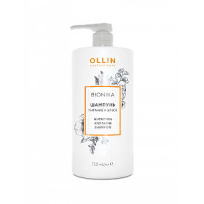 OLLIN BioNika Шампунь «Питание и блеск» 750мл OLLIN BioNika Шампунь «Питание и блеск» 750мл