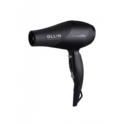 Профессиональный фен OLLIN Professional модель OL-7105 (чёрный, 2200Вт, 2 скорости, 3 темп.режима, к Профессиональный фен OLLIN Professional модель OL-7105 (чёрный, 2200Вт, 2 скорости, 3 темп.режима, к