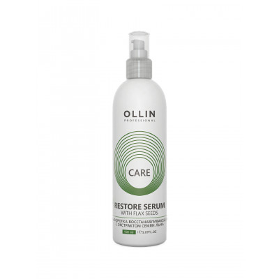 OLLIN CARE Сыворотка восстанавливающая с экстрактом семян льна 150мл/ Restore Serum with Flax Seeds OLLIN CARE Сыворотка восстанавливающая с экстрактом семян льна 150мл/ Restore Serum with Flax Seeds