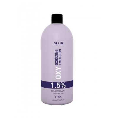 OLLIN performance OXY 1,5% 5vol. Окисляющая эмульсия 1000мл/ Oxidizing Emulsion OLLIN performance OXY 1,5% 5vol. Окисляющая эмульсия 1000мл/ Oxidizing Emulsion