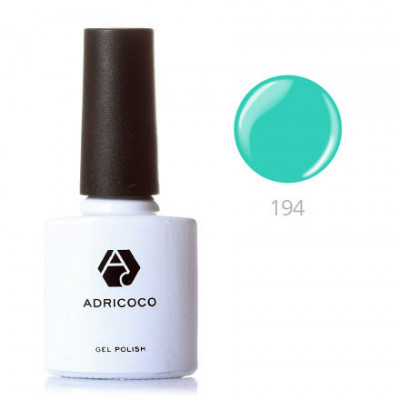 Гель-лак ADRICOCO № 194 ярко-бирюзовый (8 мл.) Гель-лак ADRICOCO № 194 ярко-бирюзовый (8 мл.)