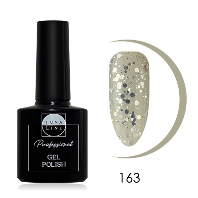Гель-лак LunaLine №163 - снежный блеск Гель-лак LunaLine №163 - снежный блеск