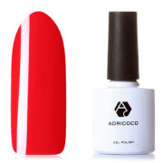 Гель-лак ADRICOCO № 133 пламенно-алый (8 мл.)