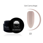 Гель для наращивания LunaLine камуфлирующий №01 - кварц