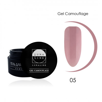 Гель для наращивания LunaLine камуфлирующий №05 - рубелит Гель для наращивания LunaLine камуфлирующий №05 - рубелит