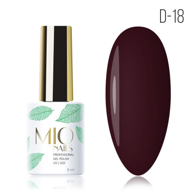 Гель-лак MIO NAILS D-18. Махагон Гель-лак MIO NAILS D-18. Махагон