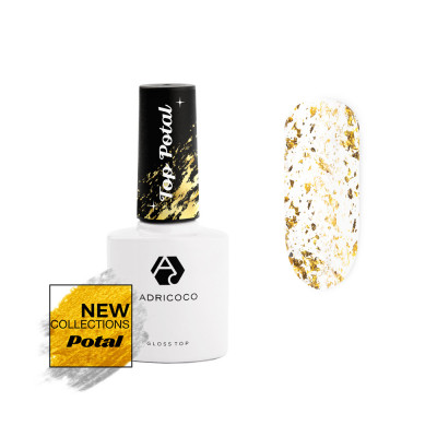 Закрепитель для гель-лака ADRICOCO Potal, золото (8 мл.) Закрепитель для гель-лака ADRICOCO Potal, золото (8 мл.)