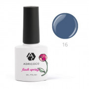 Гель-лак ADRICOCO FLASH SPRING № 16 мокрый асфальт (8 мл.)