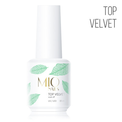 Топ матовый MIO NAILS Top VELVET, 15 мл Топ матовый MIO NAILS Top VELVET, 15 мл