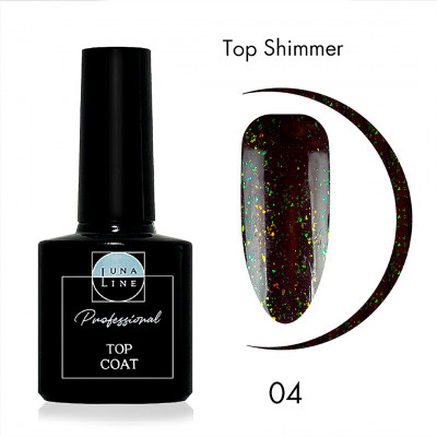 Завершающее покрытие LunaLine с шиммером №4, 10мл. Завершающее покрытие LunaLine с шиммером №4, 10мл.