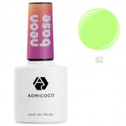 База ADRICOCO NEON, ВЗРЫВНОЙ ЛИМОН №02, 8 мл