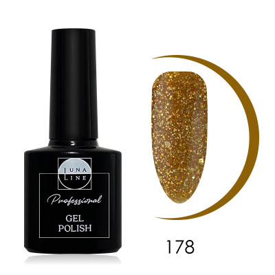 Гель-лак LunaLine №178 - золотой янтарь Гель-лак LunaLine №178 - золотой янтарь