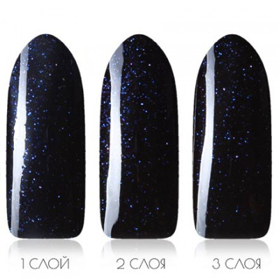 Гель-лак ADRICOCO № 098 мерцающий черный василек Гель-лак ADRICOCO № 098 мерцающий черный василек