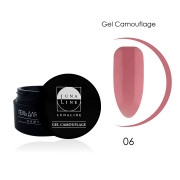 Гель для наращивания LunaLine камуфлирующий №06 - опал
