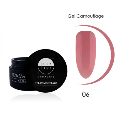 Гель для наращивания LunaLine камуфлирующий №06 - опал Гель для наращивания LunaLine камуфлирующий №06 - опал