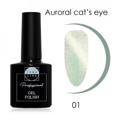 Гель-лак LunaLine Auroral cat`s eye 01 , 10мл Гель-лак LunaLine Auroral cat`s eye 01 , 10мл