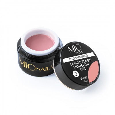 Гель камуфлирующий 03 MIO NAILS. Средней вязкости, 15 гр Гель камуфлирующий 03 MIO NAILS. Средней вязкости, 15 гр