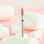 Фреза алмазная пламя синяя 2,55* 9,1 мм арт. 1314