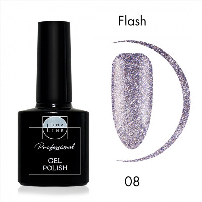 Гель-лак LunaLine Flash 08, 10мл Гель-лак LunaLine Flash 08, 10мл