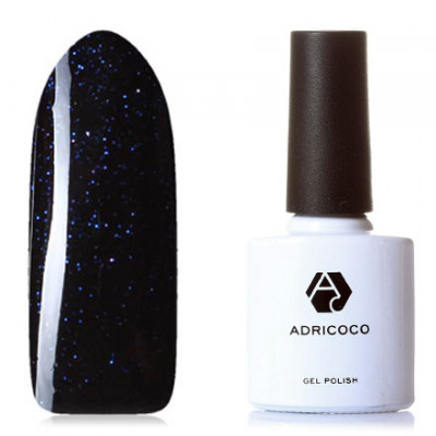 Гель-лак ADRICOCO № 098 мерцающий черный василек Гель-лак ADRICOCO № 098 мерцающий черный василек