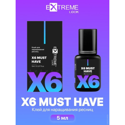 Клей Extreme Look X6, 5ml Клей Extreme Look X6, 5ml
