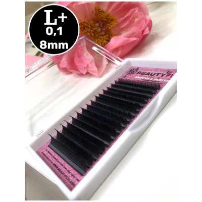 Ресницы Beautyfly (отдельные длины), L 0,10 8mm Ресницы Beautyfly (отдельные длины), L 0,10 8mm