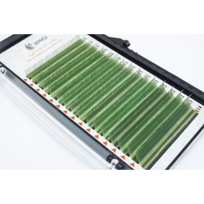 Ресницы Verdi Зеленый mix, C 0,07 Ресницы Verdi Зеленый mix, C 0,07