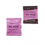 Nikk Mole краска+окислитель (саше), темно коричневая