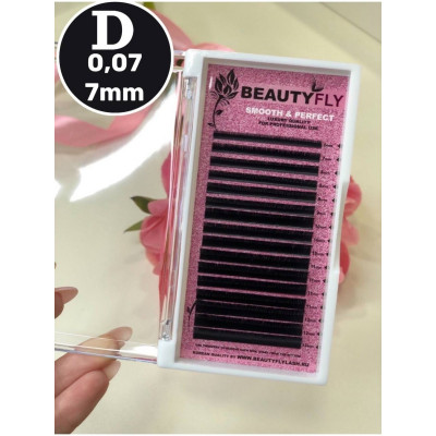 Ресницы Beautyfly (отдельные длины), D 0,07 7mm Ресницы Beautyfly (отдельные длины), D 0,07 7mm