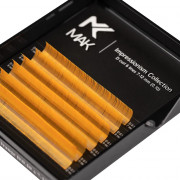 Ресницы MAK Neon Оранжевые мини микс, C 0,10 7-12mm