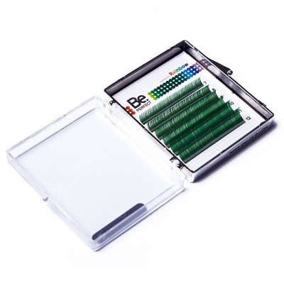 Ресницы Be Perfect Зеленые мини микс, C+ 0,07 7-12mm Ресницы Be Perfect Зеленые мини микс, C+ 0,07 7-12mm