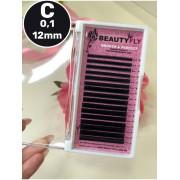 Ресницы Beautyfly (отдельные длины), C 0,10 12mm