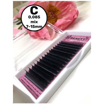 Ресницы Beautyfly (отдельные длины), CC 0,85 8mm Ресницы Beautyfly (отдельные длины), CC 0,85 8mm