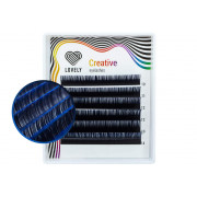 Ресницы Lovely омбре синие мини микс, C+ 0,07 10-14mm