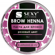 Паста для моделирования бровей розовая Sexy 15г.,