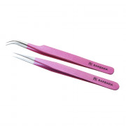 Пинцет Barbara набор (розовый металик),