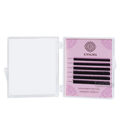 Ресницы Enigma мини 6 линий отдельные длины, C 0,07 6mm Ресницы Enigma мини 6 линий отдельные длины, C 0,07 6mm