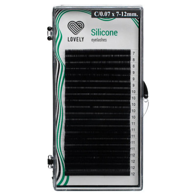 Ресницы Lovely микс L M, L 0,07 7-12mm Ресницы Lovely микс L M, L 0,07 7-12mm